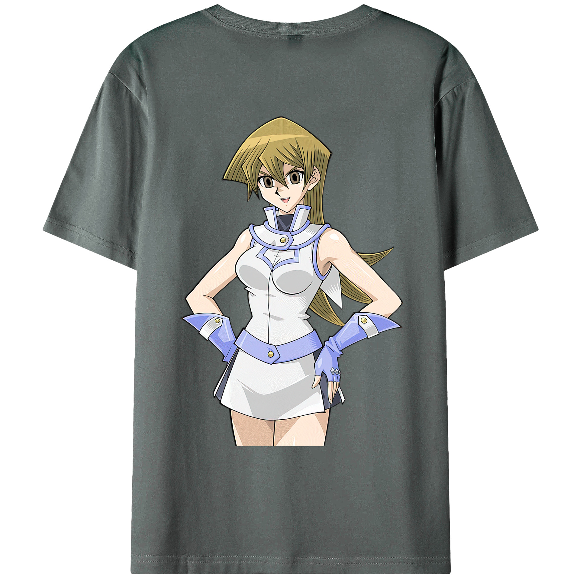 （画像用） 遊☆戯☆王 Yu-Gi-Oh! 綿100％ メンズ半袖Tシャツ（バックプリント） 通気性